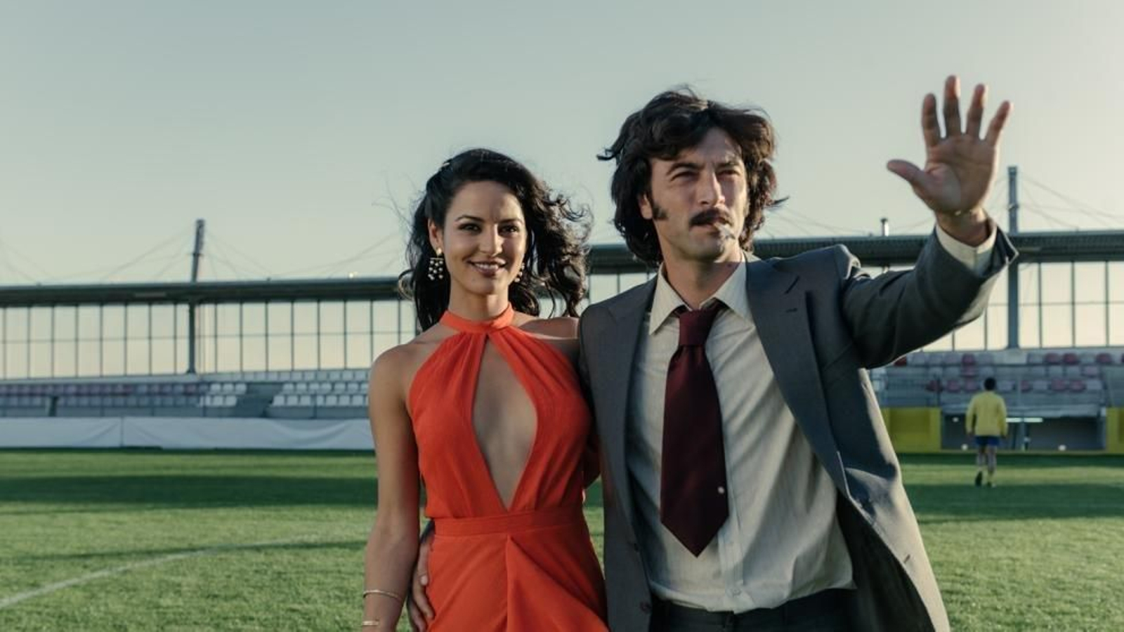 El actor coruñés Javier Rey, en un fotograma de Fariña interpretando a Sito Miñanco.