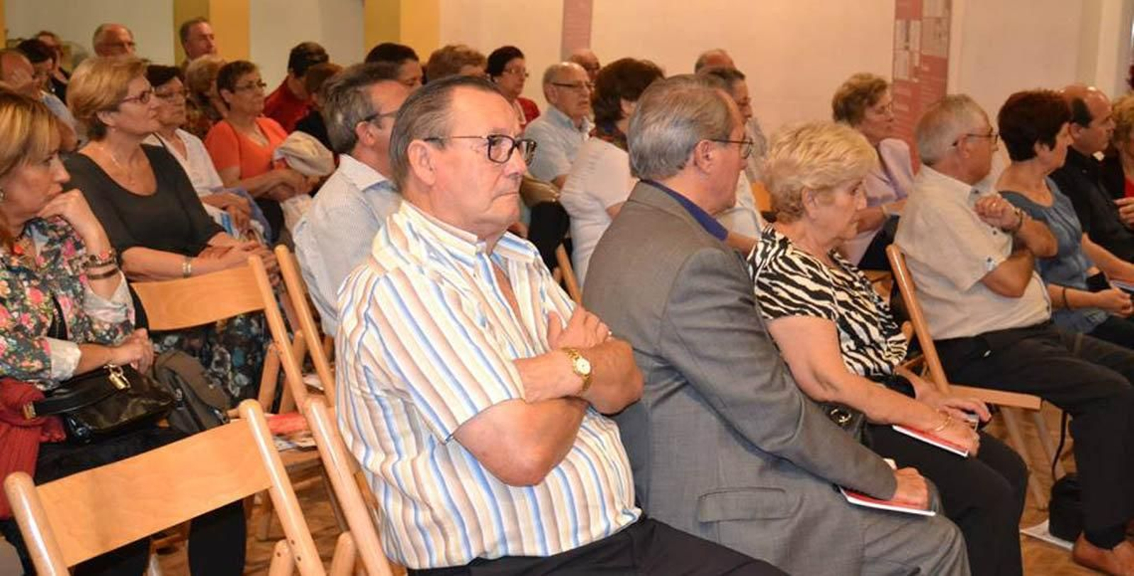 Un momento del homenaje a Manuel Rodríguez, en el Centro Gallego de Barcelona.