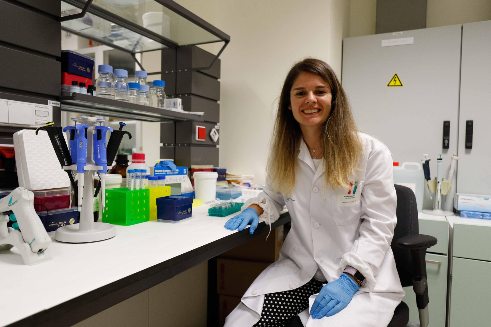 Daniela Amorim trabaja en la sede del Álvaro Cunqueiro.