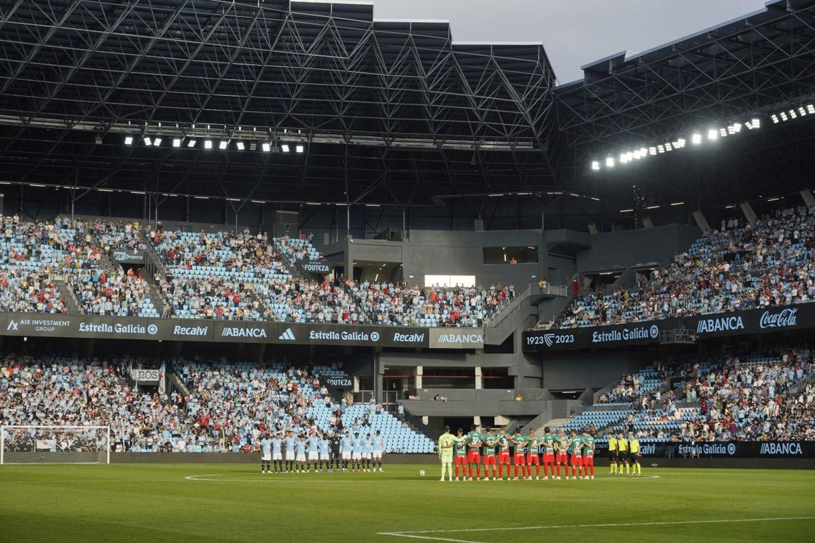 Imagen de archivo de un partido en el estadio de Balaídos.