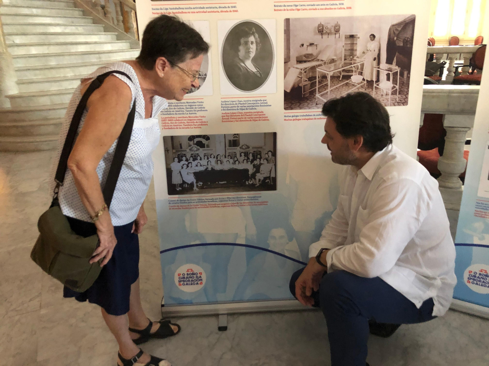 Imagen de archivo de la inauguración de la exposición en La Habana.